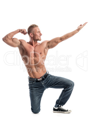 Bodybuilder in Pose