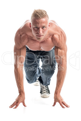 Bodybuilder in Pose