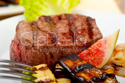 grilled beef filet mignon