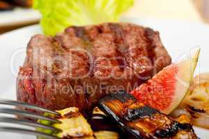 grilled beef filet mignon