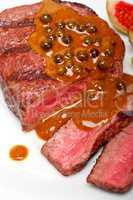 green peppercorn beef filet mignon