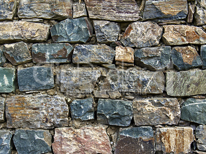 wall of rough stones