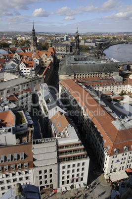 Blick auf Dresden