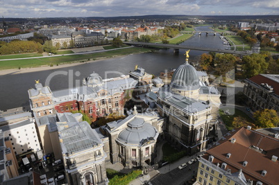 Blick auf Dresden