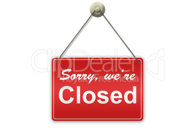 Closed Sign