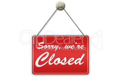 Closed Sign