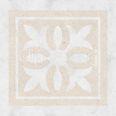 Seamless marble and sandstone tiles pattern