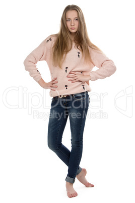 Image of cute teenage girl