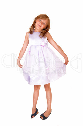 Young girl posing.