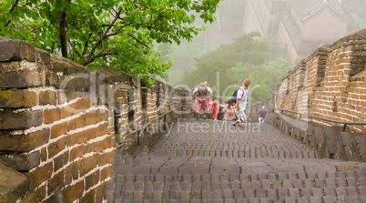 Great Wall of China, a series of fortifications made of stone an