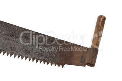 Isolated image of handsaw