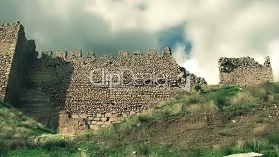 Ancient Castle and Clouds