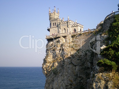 View of the Swallow's Nest Castle