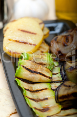 grilled assorted vegetables