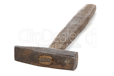 Image of old wood hammer
