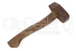 Isolated image of old hammer