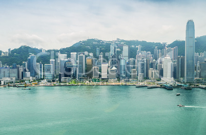 Hong Kong panoramic skyline