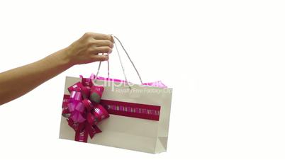 Giving Pink Gift Bag