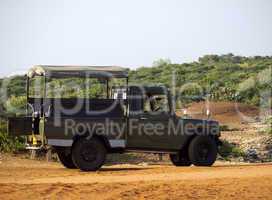 Jeep for tourists safari