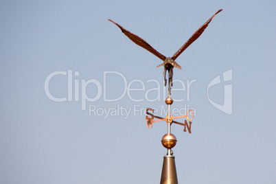 Dach Kompass Himmelsrichtung Windrichtung Wettervogel
