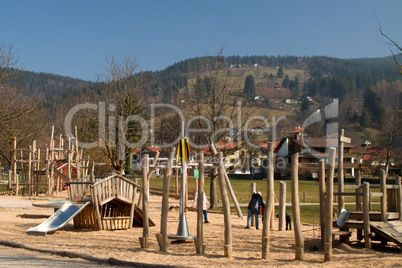 Holzspielplatz Outdoor Playground