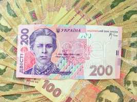 background of the Ukrainian money