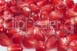 Pomegranate on a white background