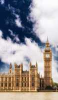 Wonderful view of Houses of Parliament, London