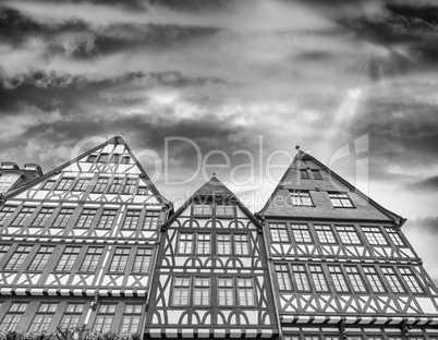 Ancient buildings of Roemerberg square - Frankfurt