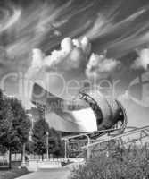 CHICAGO - JUN 17: Jay Pritzker Pavilion in Millennium Park at ni