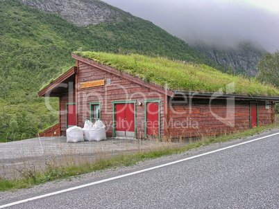 Beautiful scenario of Norway countryside in summer season