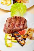 grilled beef filet mignon