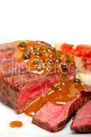 green peppercorn beef filet mignon