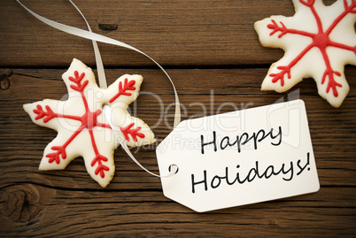 Happy Holidays with Christmas Star Cookies