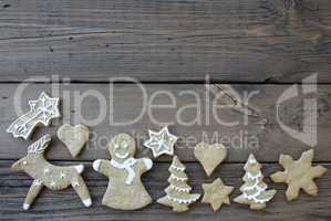 Ginger Bread Decoration on Wood
