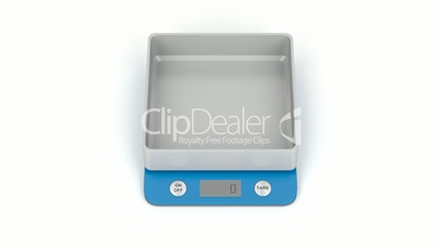 Digital kitchen weight scale