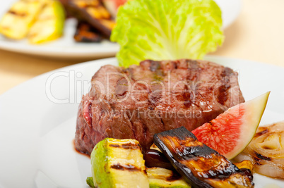 grilled beef filet mignon