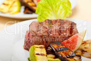 grilled beef filet mignon