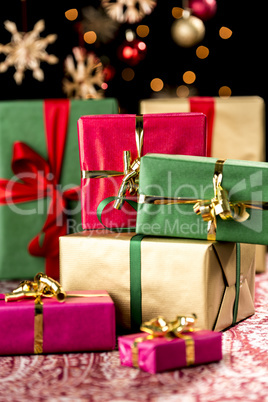 Pile of Christmas Gifts