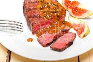 green peppercorn beef filet mignon