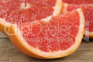 Geschnittene Grapefruit Früchte