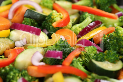 Essen zubereiten und kochen Gemüse Hintergrund