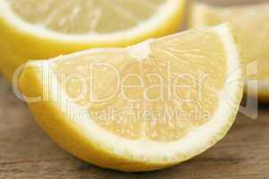 Geschnittene Zitrone Früchte