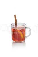 Hot Spiced Wine on white