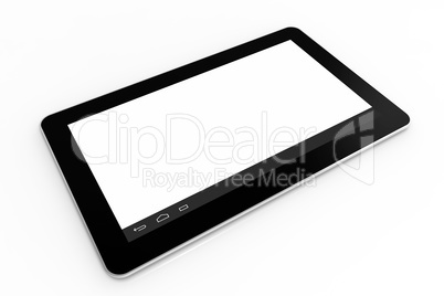 Black tablet computer