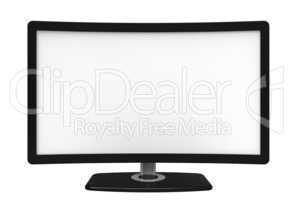 Curved tv screen