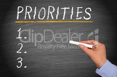 Priorities - Checklist
