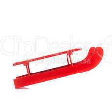 Wooden red sled