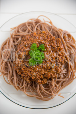 Vollkorn Spaghetti Bolognese