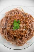 Vollkorn Spaghetti Bolognese